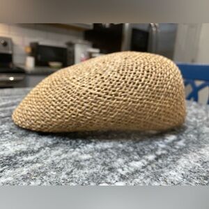 Vintage seagrass newsboy cap - DPC Dorfman Pacific Co. size XL perfect shape